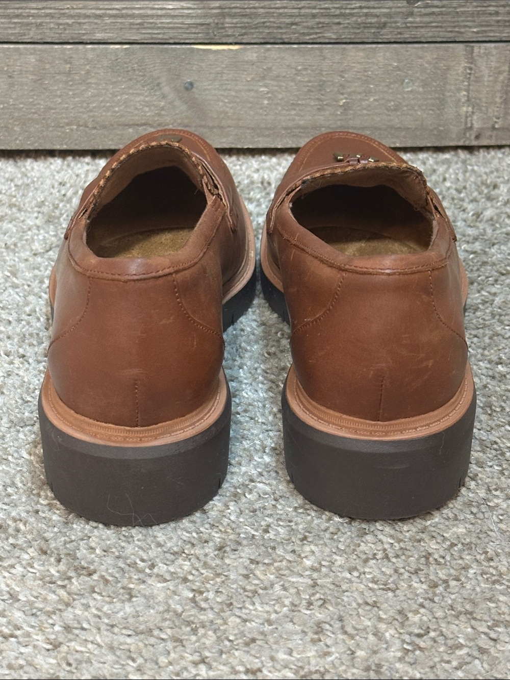 Clarks Collection Leather Loafer w. Tassel Westlynn Bella Tan Size 8 - Picture 3 of 8